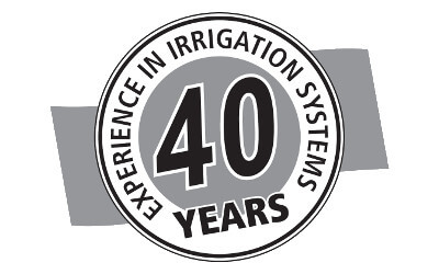 Rotrix Africa Irrigation Systems 40 Years Logo